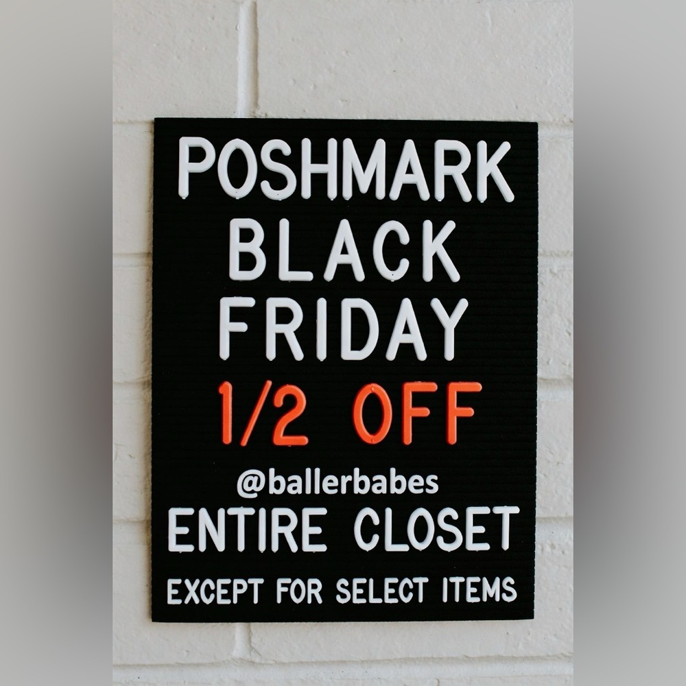 Black and Red Letter Board Sign